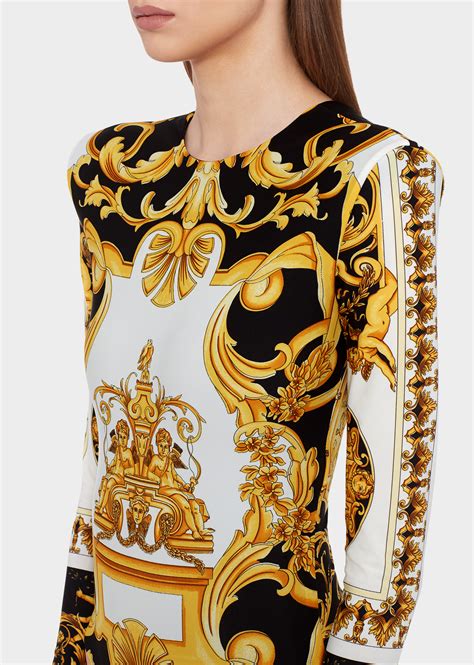 blusas versace|versace women's bodysuit.